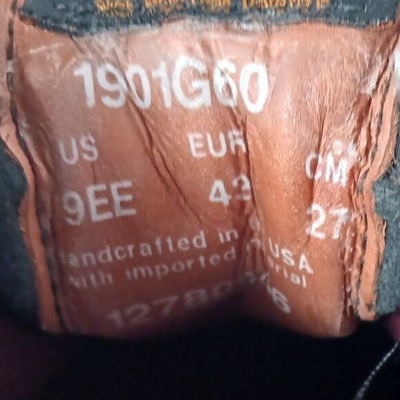 Chippewa Men's Boot Size 9EE (Extra Large) Black Leather - Picture 6 of 12